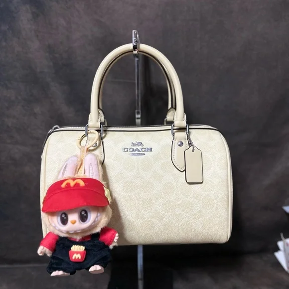 Coach Rowan Satchel Bag In Signature Canvas - Picture 2 of 10